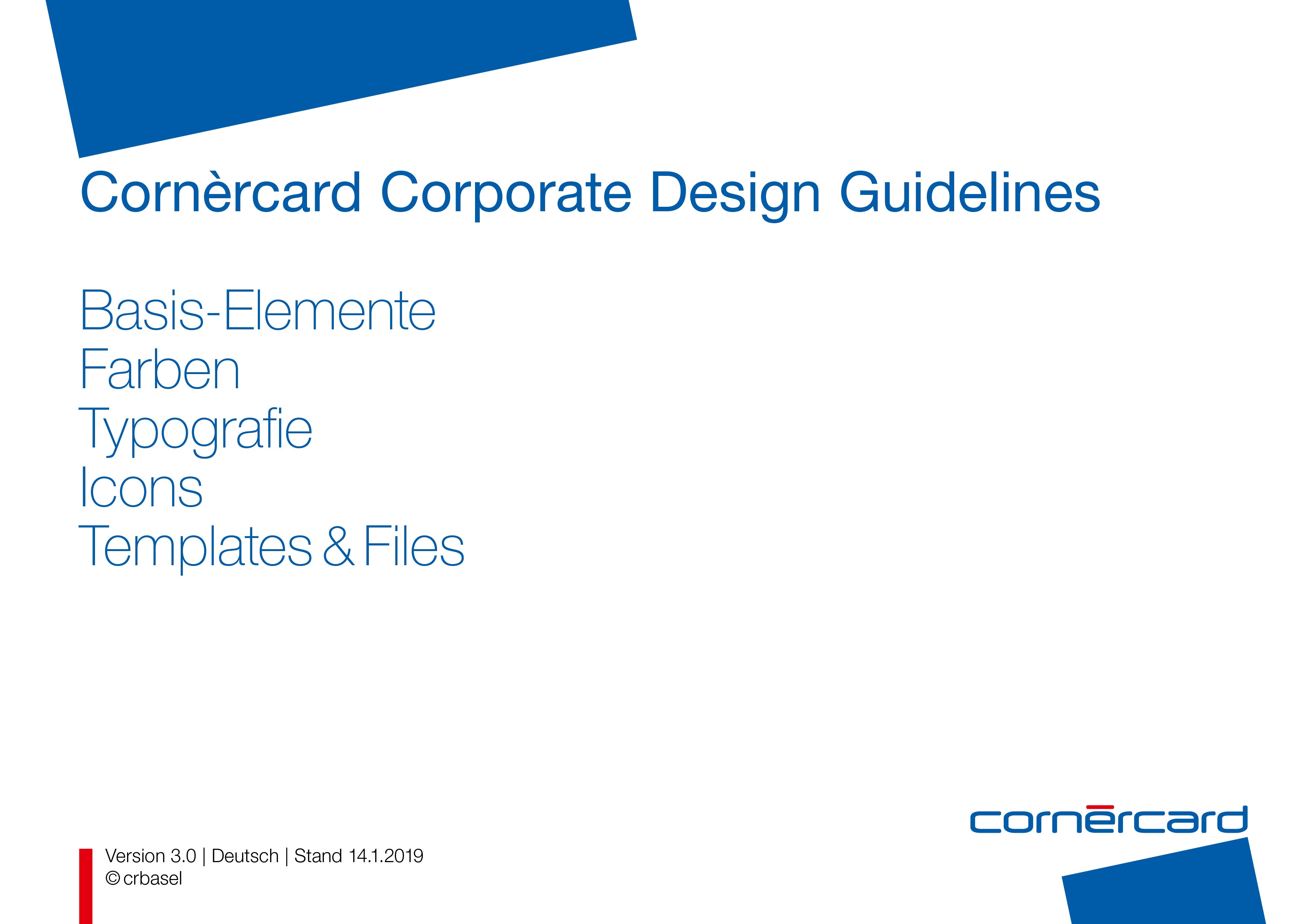 cr Werbeagentur AG Basel cornercard